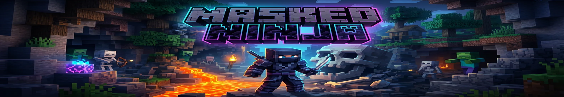 MaskedNinja Minecraft Bedrock Addons banner